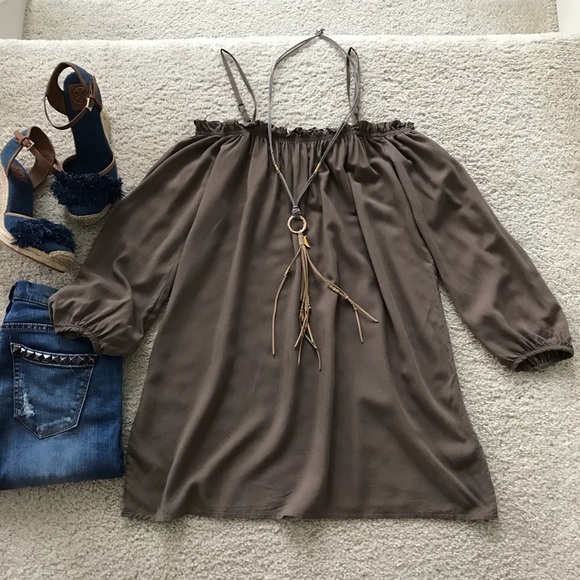 ♥️1 LARGE♥️Off the Shoulder Tunic/Dress - Picture 2 of 5